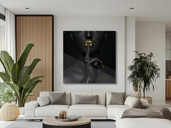 Tableau sur verre de Nikkel-art.fr