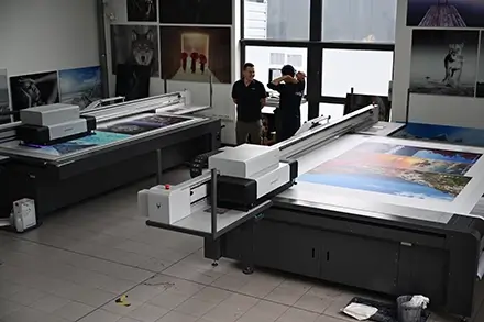 Drucktechnologie bei Nikkel Art Drucktechnologie bei Nikkel Art