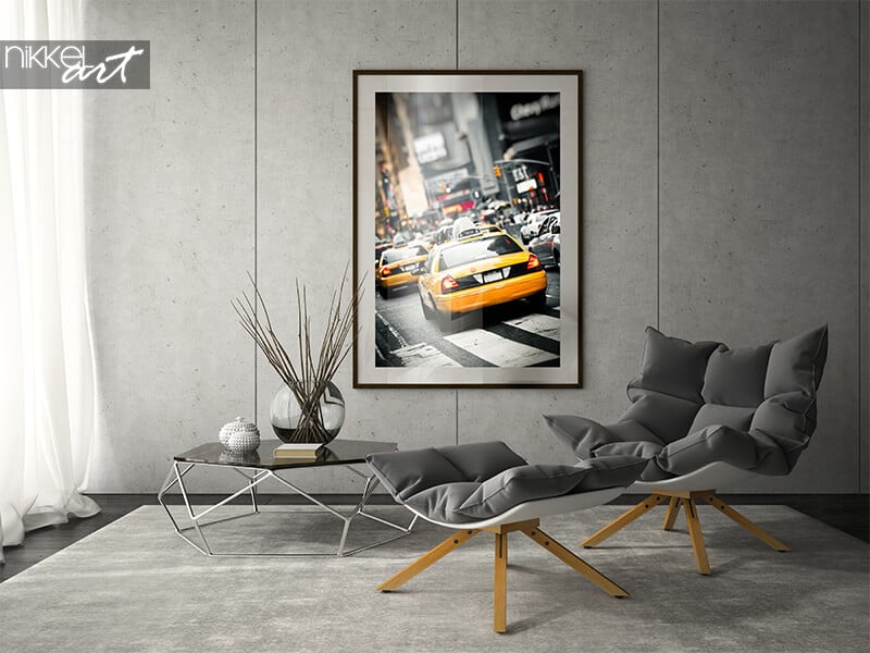 Ingelijste posters New York taxis