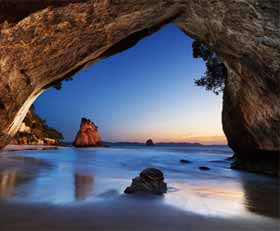 Plexiglas schilderij Cathedral Cove
