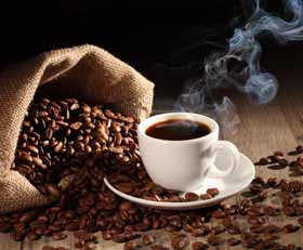 Plexiglas schilderij Koffiebar