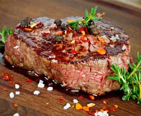 Plexiglas schilderij Steakhouse