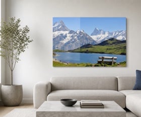 Plexiglas schilderij Alpen