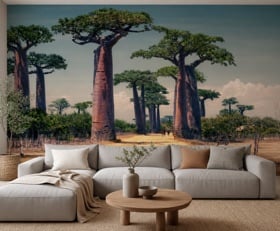 Fotobehang Baobab