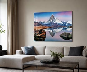 Plexiglas schilderij Bergen