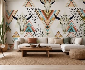 Fotobehang Boho stijl patronen