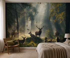 Fotobehang Bosdieren