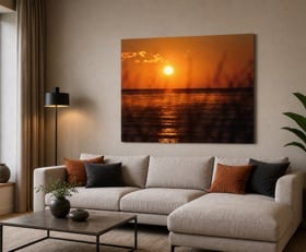 Plexiglas schilderij Bruin