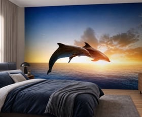 Fotobehang Dolfijn