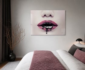 Plexiglas schilderij Fashion lippen