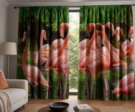 Gordijnen Flamingo
