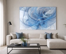 Plexiglas schilderij Fractale golven