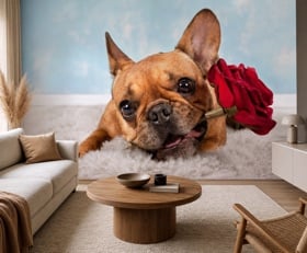 Fotobehang Franse bulldog