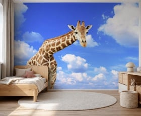 Fotobehang Giraf