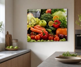 Plexiglas schilderij Groenten