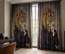 Gordijnen Hipster dieren