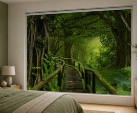 Rolgordijnen Jungle