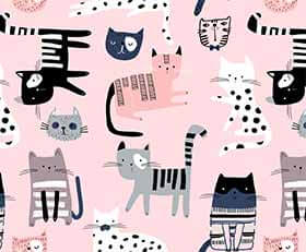 Plexiglas schilderij Katten patronen