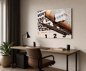 Plexiglas schilderij Kranten