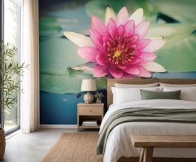 Fotobehang Lotusbloem