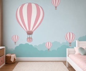 Fotobehang Luchtballon