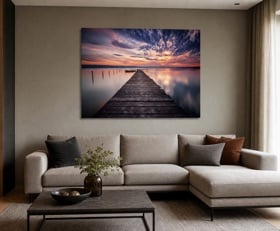 Plexiglas schilderij Meer