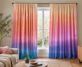 Gordijnen Ombre