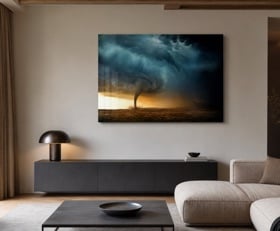 Plexiglas schilderij Onweer