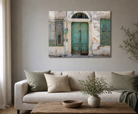 Plexiglas schilderij Oude deur