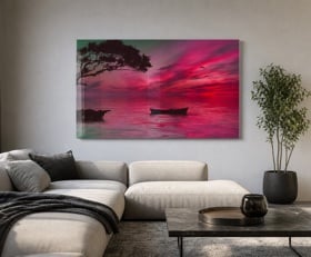 Plexiglas schilderij Paars