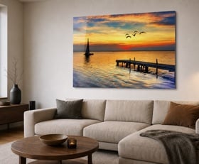 Plexiglas schilderij Pier
