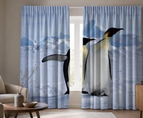 Gordijnen Pinguïn