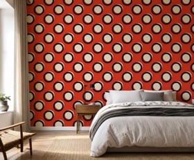 Fotobehang Polka dot patronen