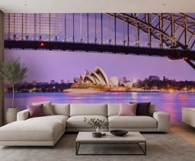 Fotobehang Purper