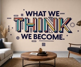 Fotobehang Quotes
