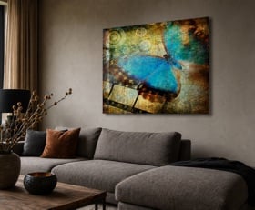 Plexiglas schilderij Retro