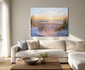 Plexiglas schilderij Strand en zee