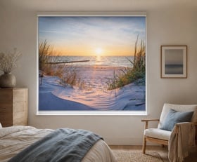 Rolgordijnen Strand en zee