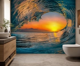Fotobehang Toilet