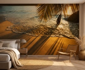 Fotobehang Tropisch strand