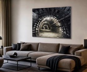 Plexiglas schilderij Tunnel