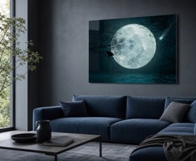 Plexiglas schilderij Volle maan