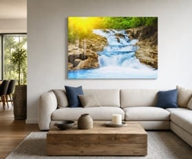 Plexiglas schilderij Watervallen