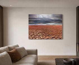 Plexiglas schilderij Woestijnlandschap
