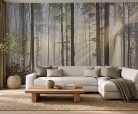 Fotobehang Woonkamer