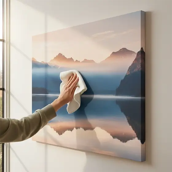 Wanddecoratie schoonmaken en onderhoud per materiaal