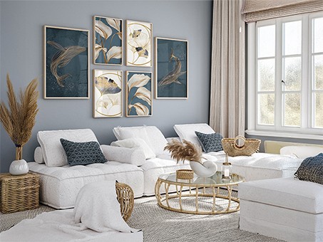 Kleine kunstwerken, groot effect: Posters voor elk compact interieur