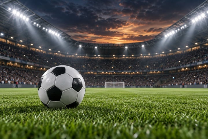 Verlicht voetbalstadion als cadeau-inspiratie voor een sportliefhebber