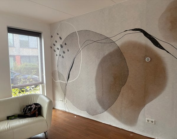 Fotobehang Fotobehang Abstract aquarelpatroon — inspiratie van klanten