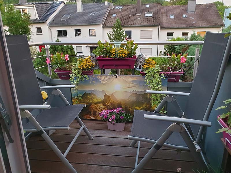  Bergen bij zonsondergang